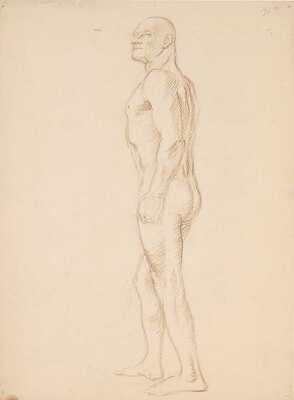 Маркова Валентина Петровна. Обнаженный (двухсторонняя работа)